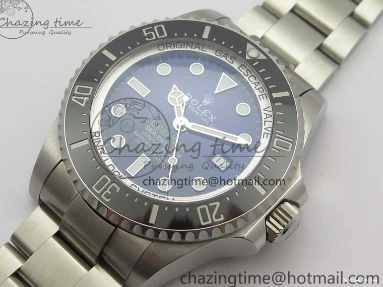 0129 WeatherProof Sea-Dweller 126660 ‘D-Blue’ Noob 1:1 Best Edition 904L SS Case and Bracelet A3235 Clone 3206